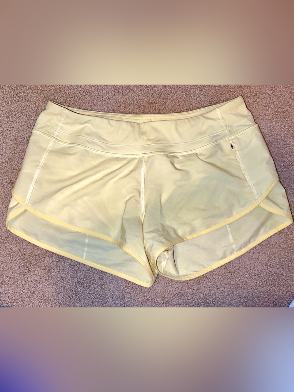 Women’s Yellow Speed Up Shorts - CRZ Yoga